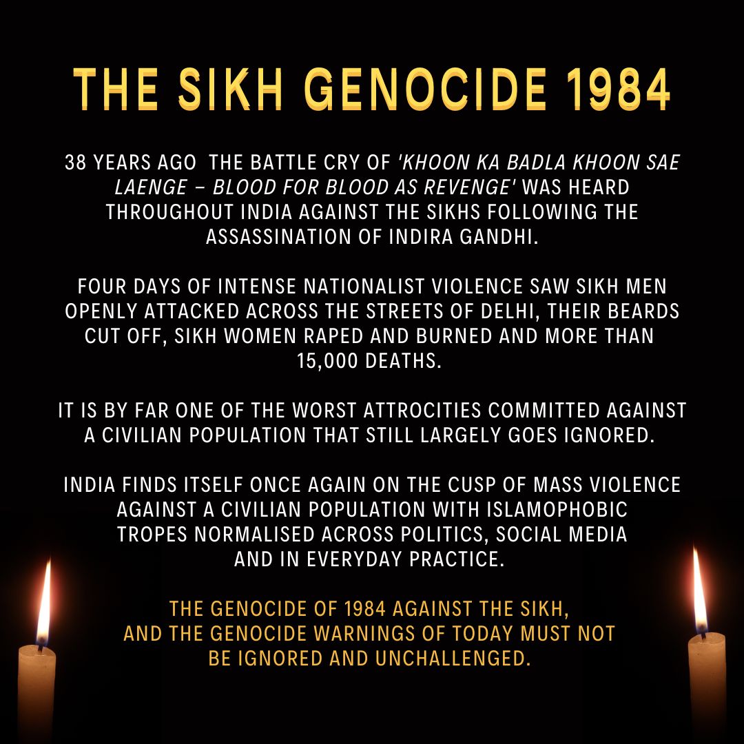 38 Years Without Justice – The Sikh Genocide 1984